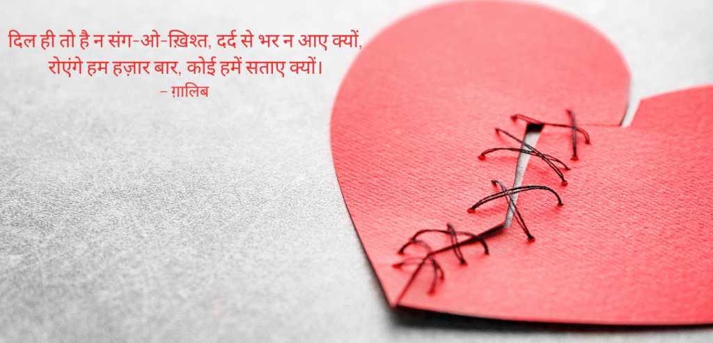 Dil hi toh hai na sang-o-khisht