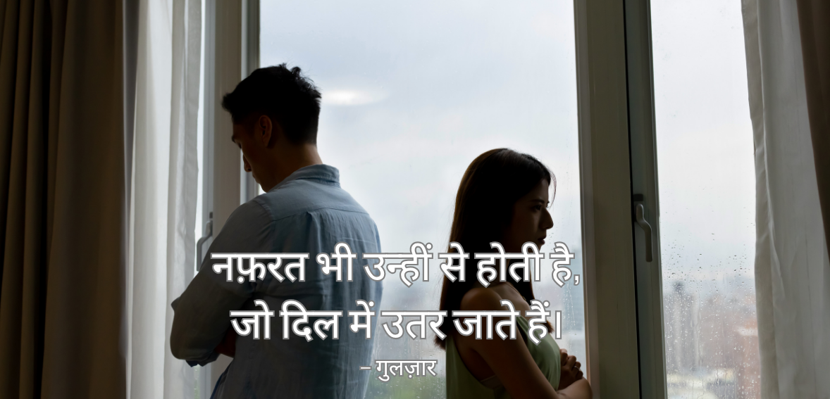 Nafrat bhi unhi se