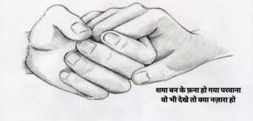 Shama ban ke fanaa ho gaya parwana