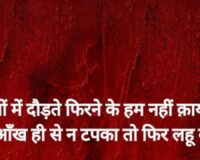 Ragon mein daudte phirne ke hum nahin qaayal